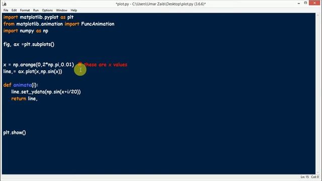 How to draw Animated plots in Python | Animations | Matplotlib | Python