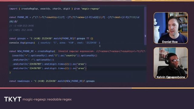 JavaScript regular expressions and magic-regexp with Daniel Roe