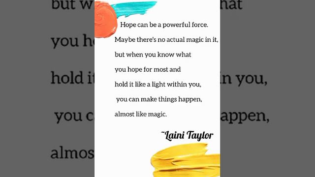 Laini Taylor famous Quote | Power of strength