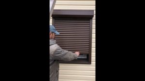 Рольставни механические