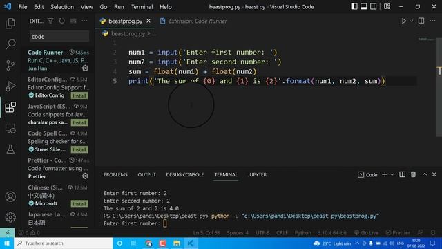How To Run Program In Vs Code Terminal | Code Not Running In Vs Code Problem Fixed | Vs code смотреть онлайн