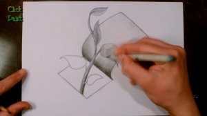 Как нарисовать 3D рисунок простым карандашом ИЛЛЮЗИЯ на бумаге