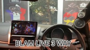 BLAM LIVE 3way 165LSQ+LFR80 with HelixdspToyota vios