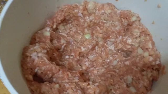 Готовлю мясные лепёшки