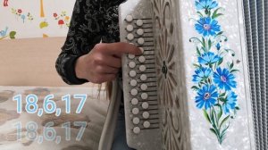 Старый клен-разбор на гармони