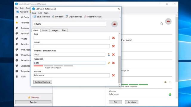 SafeInCloud Password Manager feature and Review