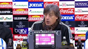 Rueda de prensa de Enrique Martín tras el CD Leganés (2-0) Osasuna