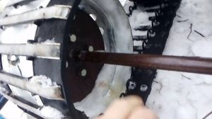 Гусеницы на мотоблок! Изменение конструкции!Поставил заднюю ось!Зачем???