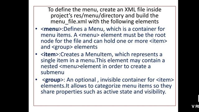 Loading Menu through XML смотреть онлайн