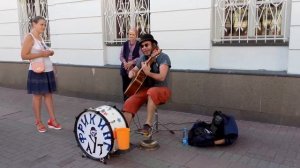 Песни на Арбате / Уличные музыканты Москвы