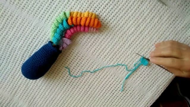 MaTusy. About knitting. Комфортер с многоцветными спиральками. смотреть онлайн