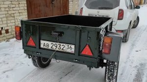 Прицеп УАЗ 8109 до и после ремонта.