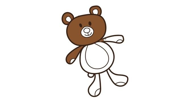 Как нарисовать ПЛЮШЕВОГО МИШКУ / Раскраска МИШКА / How To Draw A TEDDY BEAR /  Краски Раскраски
