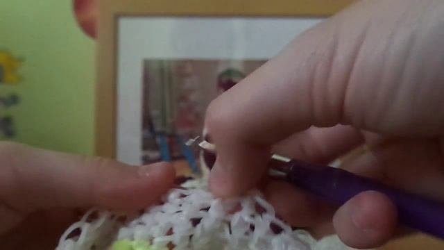 Единорог лумигуруми из резинок(голова,часть4