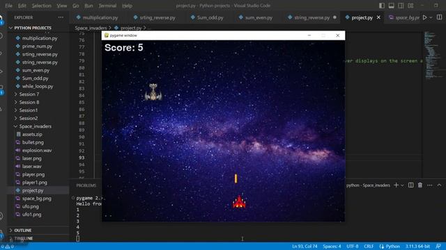 Space Invaders game смотреть онлайн