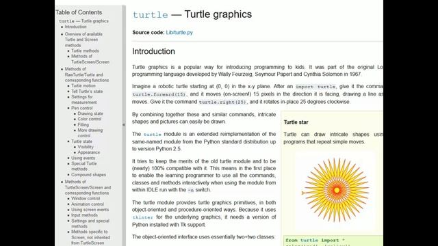 How to write a Python turtle graphics program; No music; Problem Solving w/ Python Ch 1 Programming смотреть онлайн