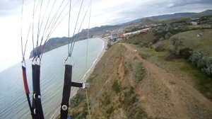 Катаемся на параплане в бризовом динамике,  SpeedFlying & Paragliding в Крыму