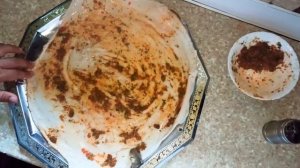 Рулет острый из требухи.