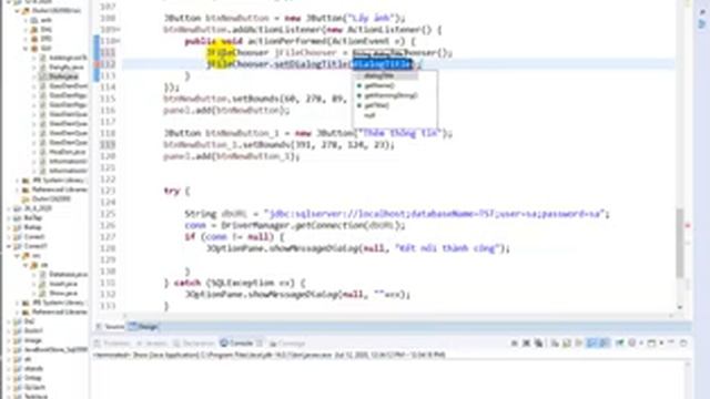 Bring the image to SQL Sever on Java Swing Eclipse смотреть онлайн