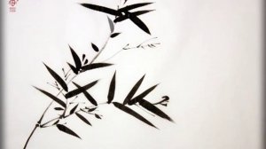 Китайская живопись бамбука 墨竹. Живые картины _Молодой бамбук