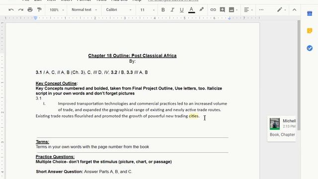 Key Concept Outline Template смотреть онлайн