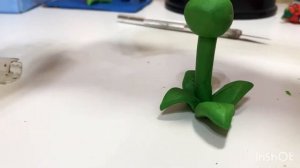 Горохострел из пластилина