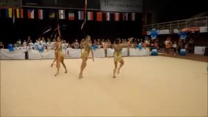 Grupna vježba juniorske mađarske reprezentacije Pecs cup 2015