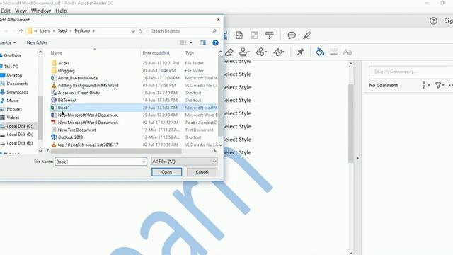 Attaching file in PDF adobe reader смотреть онлайн