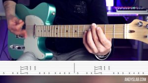 Funk Blues Rhythm - Guitar Lesson with TABS // WBR 48 & WBR 73