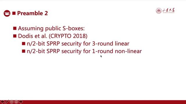 Beyond-Birthday-Bound Security for 4-round Linear Substitution-Permutation Networks смотреть онлайн