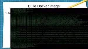 Ubuntu 18.04 LTS, Building docker image