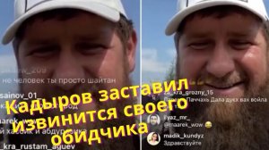 Кадыров заставил извинится своего обидчика в коментариях