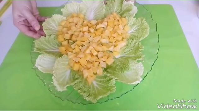 "АНГЕЛ МОЙ" САМЫЙ ВКУСНЫЙ САЛАТ-НОВИНКА! Рецепт оЧень Вкусного Салата с Крабовыми Палочками)