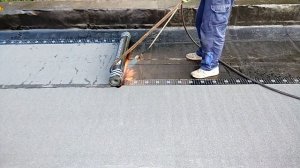 Мягкая кровля на крыше офисного помещения