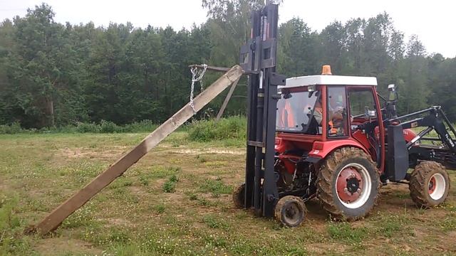 Задненавесной подъемник на минитрактор,2 тонны. смотреть онлайн