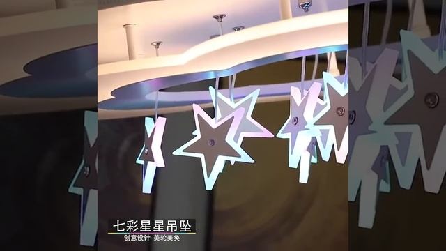 Bedroom lamp modern romantic ceiling lamp girl clouds stars LED master bedroom children's room lamp смотреть онлайн