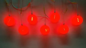 Сигнальная гирлянда дорожно-строительная светодиодная из фонарей ФС-12.1