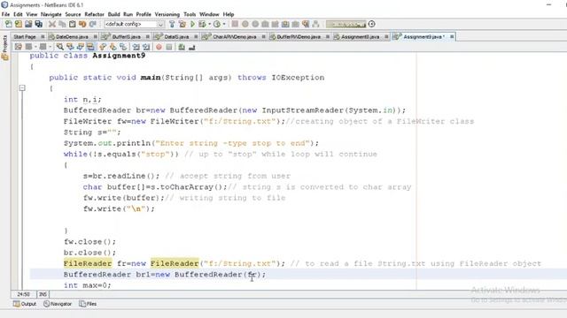 FileReader and FileWriter classes in Java смотреть онлайн
