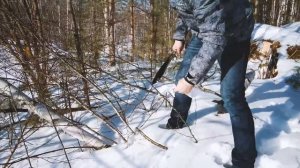 Обзор Мачете из 65Г в тесте на рубку березы от компании ОКСКИЕ НОЖИ
