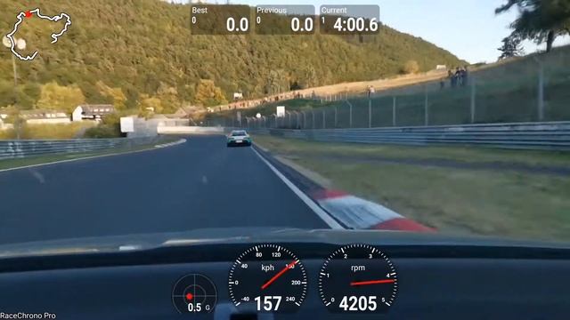 Octavia 1.9tdi chasing Tycan on Nurburgring Nordschleife turistdrives смотреть онлайн