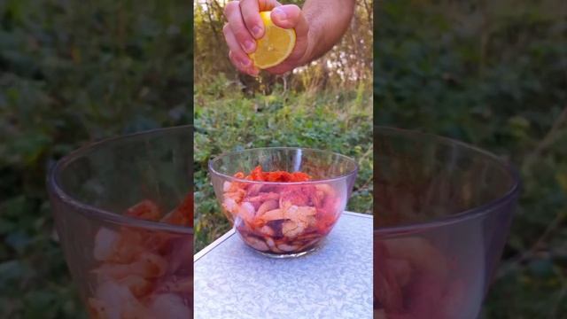 Креветки на мангале, отдых на природе! Shrimp on the grill, outdoor recreation!
