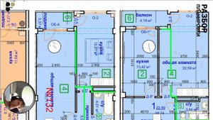 Выбор КВАРТИРЫ ДЛЯ ПОКУПКИ (Перепланировка, расстановка мебели)  однокомнатная квартира #shorts