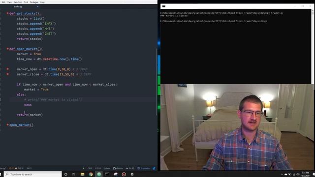 Robinhood trading bot - How to Build a Robinhood auto-stock trader in Python (part 2) смотреть онлайн