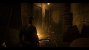 Red Dead Redemption 2 capturing a vampire