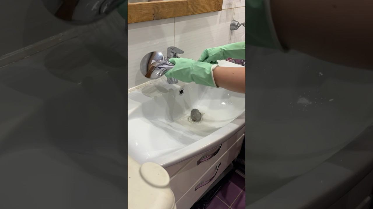 Поддерживающая уборка в ванной #мотивациянауборку #уборкавдоме #asmrcleaning