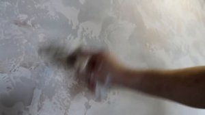 Декоративная штукатурка своими руками в спальной комнате.