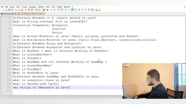 INTERVIEW QUESTIONS for JAVA developer ? Part - 2 | Core java + Advance java ?| AA