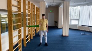 Комплекс упражнений с эластической резиной на суше для плавания.