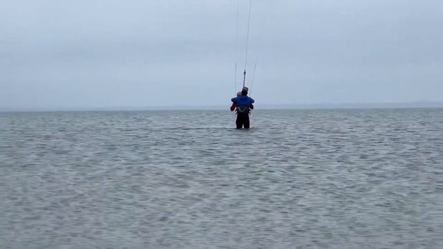 Кайтсерфинг в Анапе. Станица Благовещенская. Кайт-школа RUSSIAN-WIND. Ученик Роман