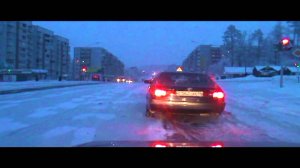 Усть-Илимск зимой 2010 (за рулем)